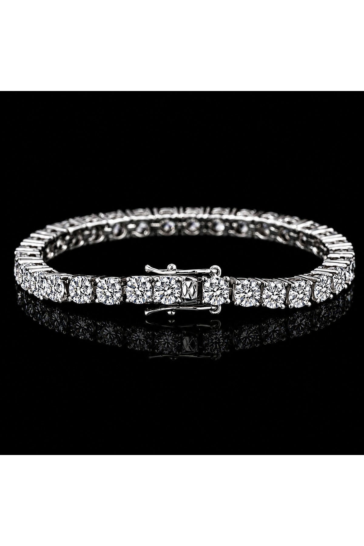 Brățară Tennis din Argint 925 Damă 3 mm, 17 cm, Zirconiu Premium, Elegantă, Cadou Femei