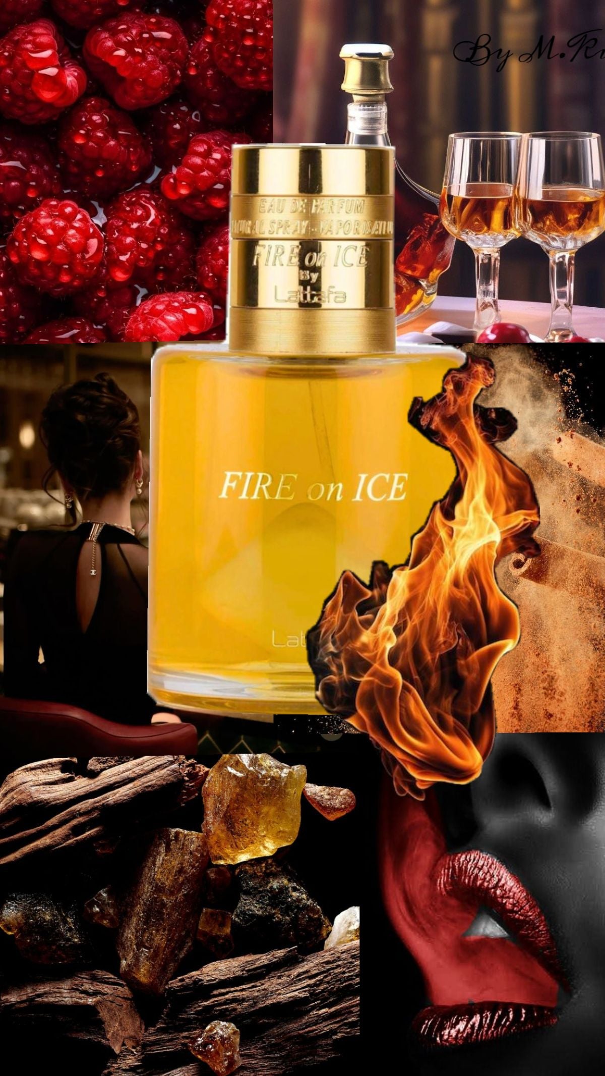 Fire On Ice Apă de Parfum Unisex 100 ml – Dulce Oriental cu Condimente, Vanilie și Lemn Ambrat