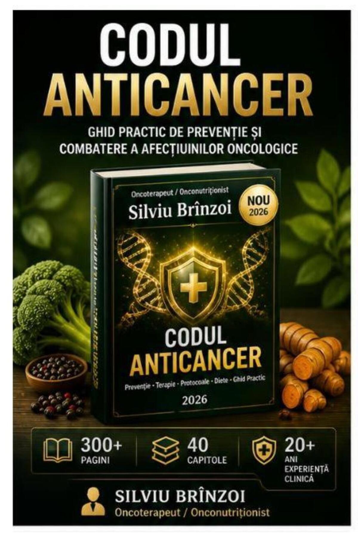 CODUL ANTICANCER-Ghid practic de prevenție și combaterea afectiunilor oncologice-Autor