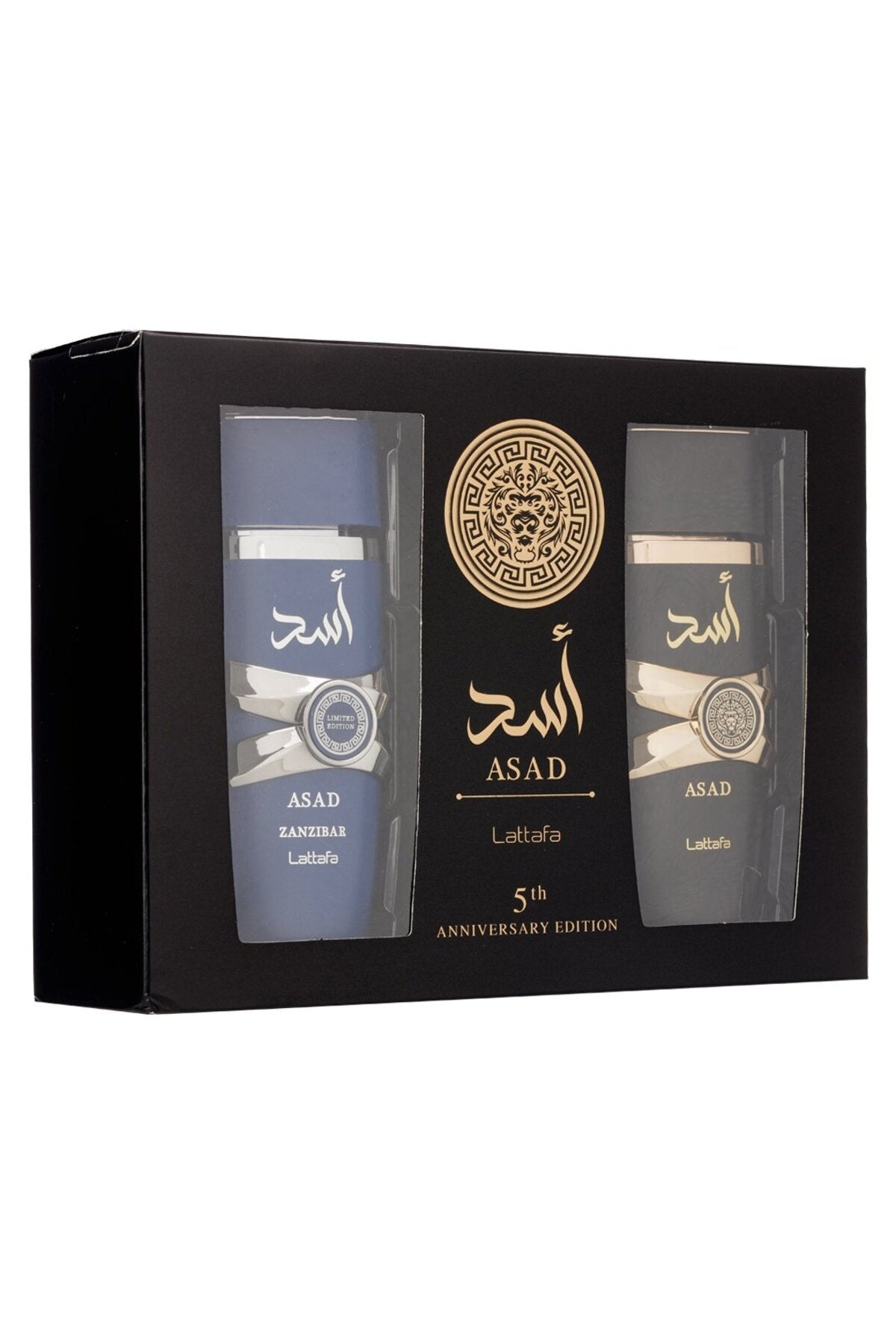Set cadou Asad Eau de Parfum 100 ml + Asad Zanzibar Eau de Parfum 100 ml