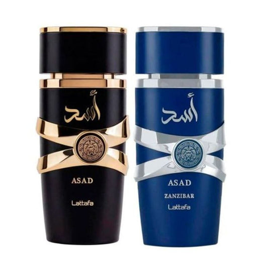 Set cadou Asad Eau de Parfum 100 ml + Asad Zanzibar Eau de Parfum 100 ml